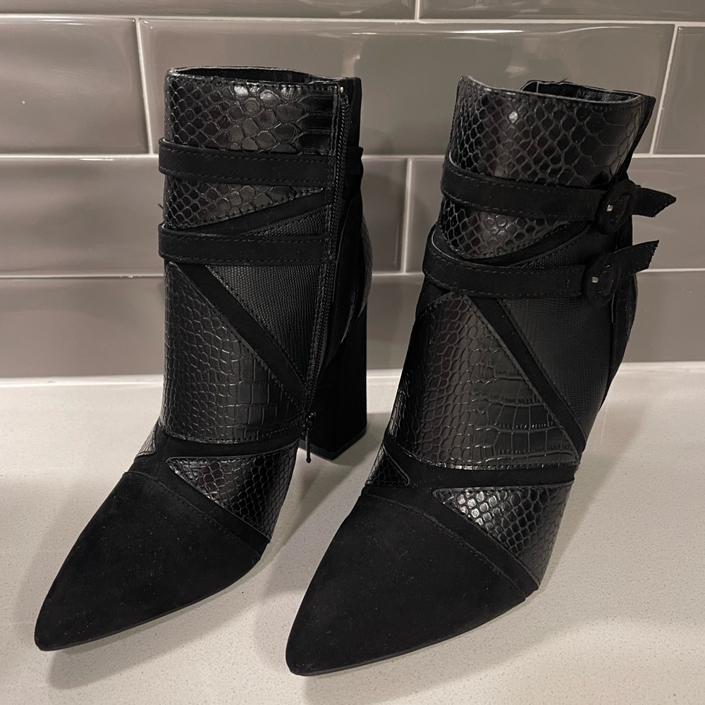 Black Bootie Heels